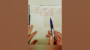 Simplifying A Radical Expression with sQrt(5) #trending #simplification #algebra #shortsfeed