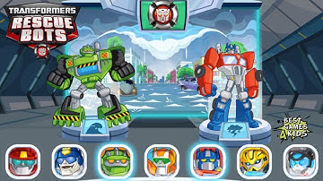 Transformers Rescue Bots: Disaster Dash Hero Run | OPTIMUS PRIME & BOULDER Mission! By Budge