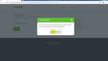Upwork PHP Test | Top 20% | 4.15 out of 5.00