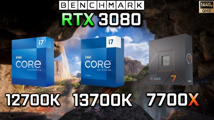 Intel Core i7-13700K Review - Great at Gaming and Applications - Game Tests  720p / RTX 3080