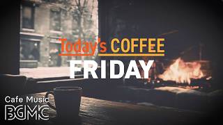 Today's COFFEE FRIDAY: 4K Cozy Fireplace Cafe Music ☕ Warm Smooth Jazz for Relax & Work screenshot 3