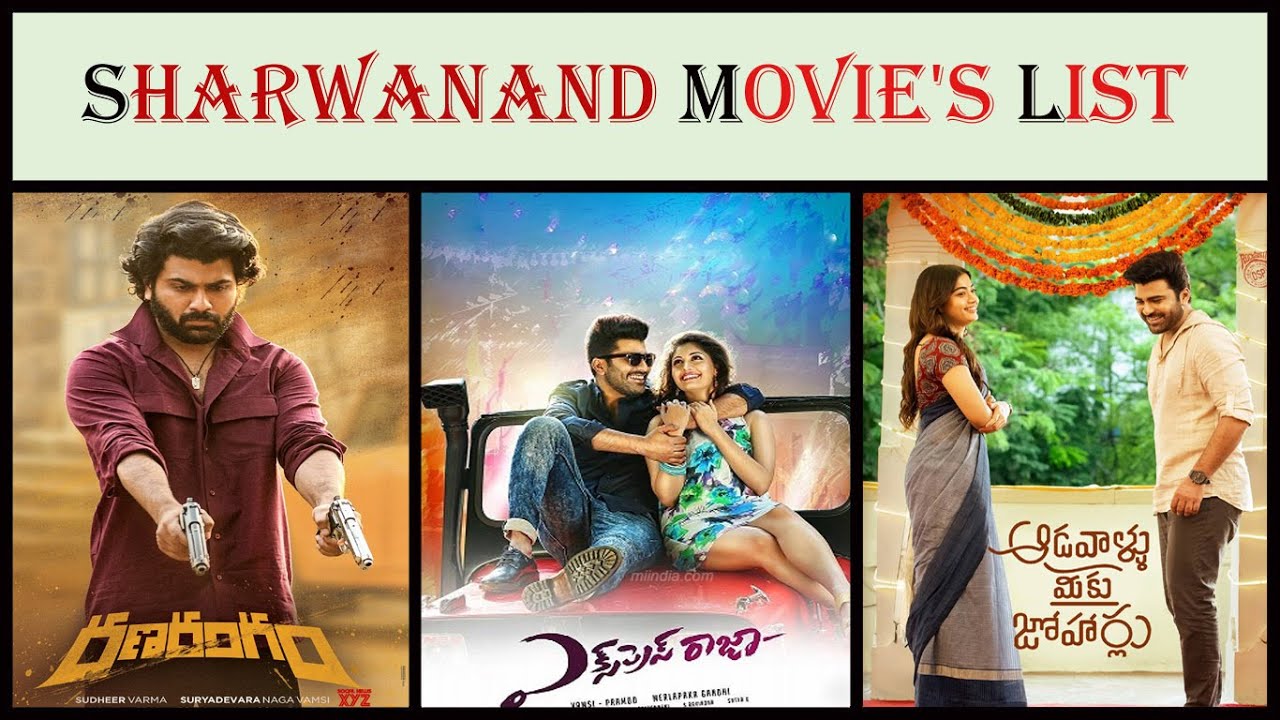 Sharwanand Movie's List