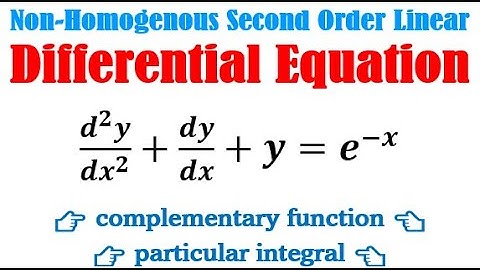 Solve d2y/dx2+dy/dx+y=e-x