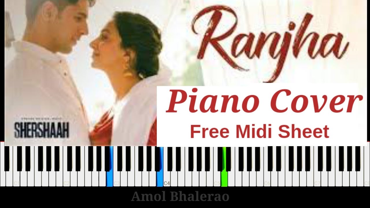 Ranjha Piano Cover|Ranjha Piano Tutorial|Ranjha Piano Notes| Ranjha Piano Chords