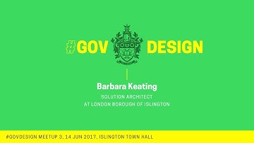 Barbara Keating: Open standard principles and shared digital / Gov Design Meetup #3