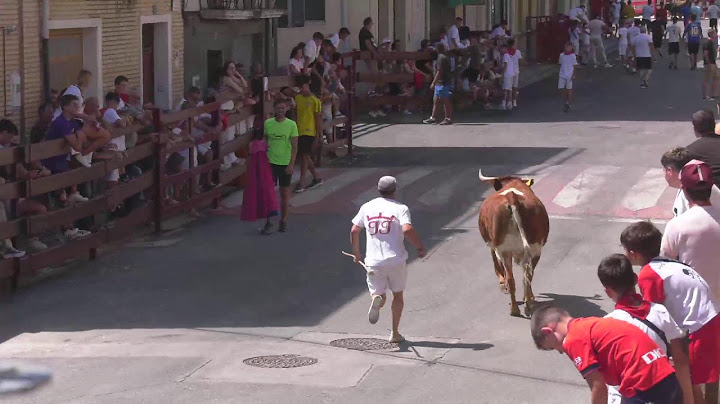 Directo - Encierro Matinal Fiestas Juventud de Caparroso día 20 de julio de 2025.