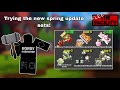 Trying the new spring update sets in Roblox flee the facility #fleethefacility #roblox