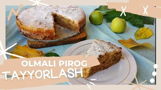 Яблочный пирог/Olmali pirog