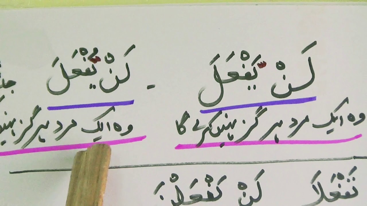 Video 24: Arabic crash course ( The Imperfect Subjunctive ) - YouTube