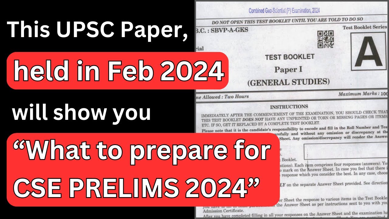 Rethink your strategy for Prelims 2024 based on UPSC Recent Paper ...