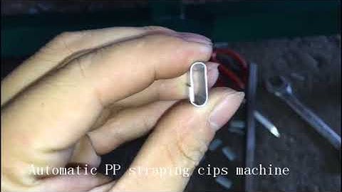 Automatic PP plastic strapping seal clips 1/2