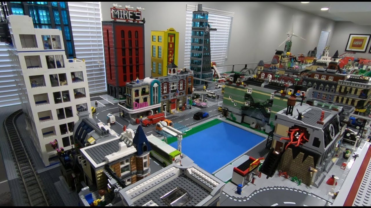 Pretentieloos Doe voorzichtig Dinkarville LEGO City Walk Around - YouTube