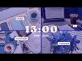 Timer Study 13 minutes - Focus, discipline and organization 