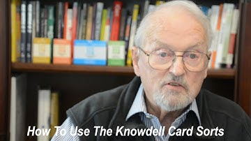 Knowdell - How To Use All 4 Card Sorts