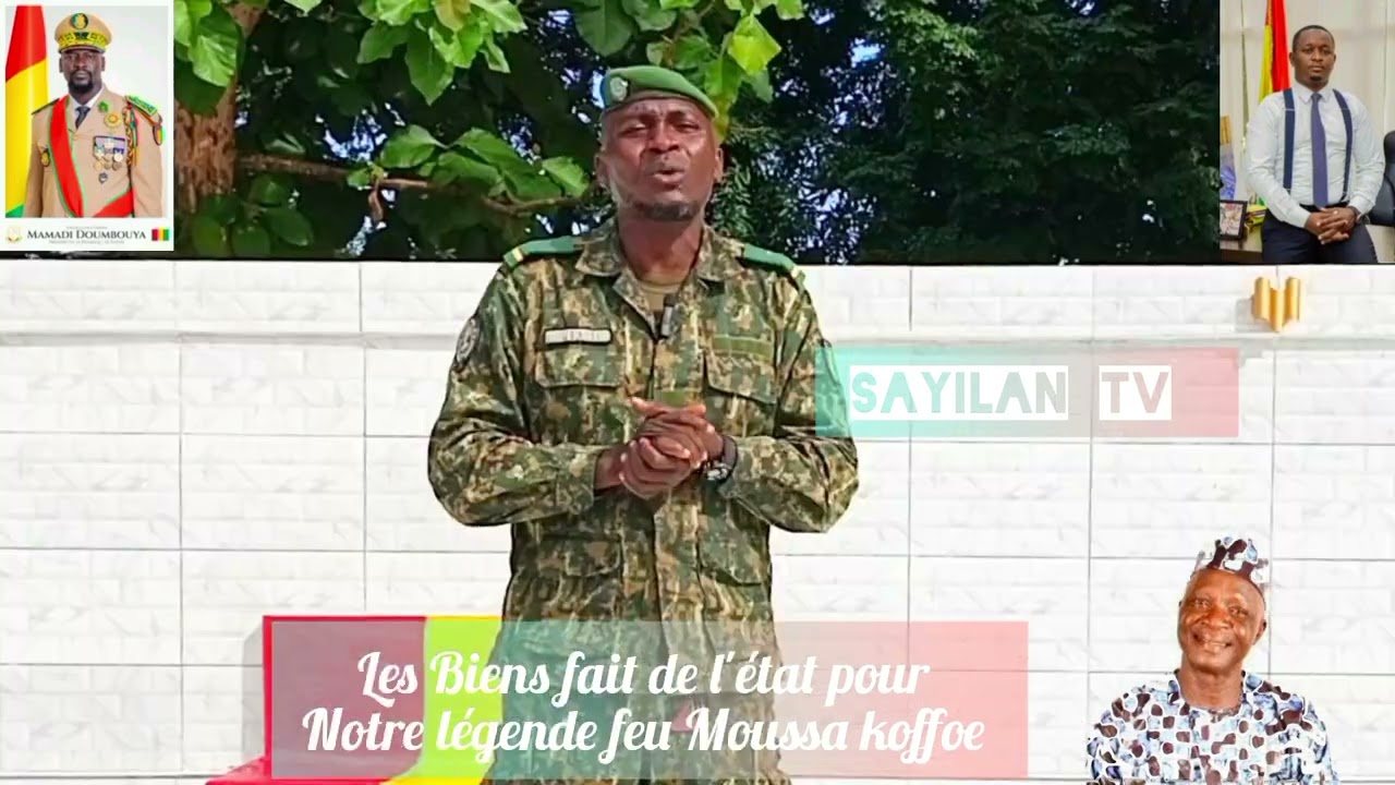 Après le grand sacrifice de notre légende feu Moussa koffoe se militaires à remercier le ministre