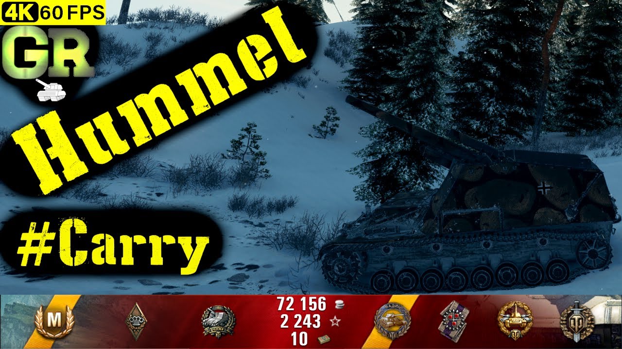 World of Tanks Hummel Replay - 6 Kills 3.5K DMG(Patch 1.4.1)