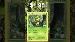 Top 5 Most Expensive Chespin Cards! #cool #five #fyp #love #pokemon #shorts #ten #top10 #top5 #tcg