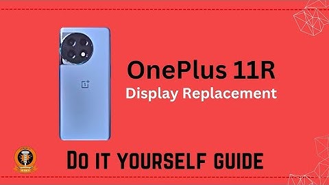 OnePlus 11R screen replacement. Do it yourself guide.