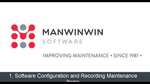 1. Software Configuration; Recording of Maintenance items (updated version)