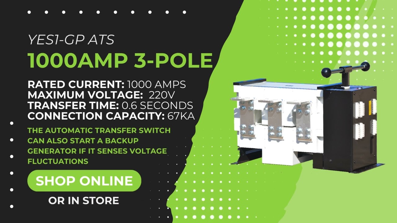 1000AMP 3-Pole ATS