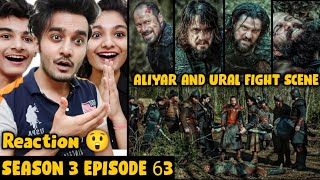 Ertugrul Ghazi Urdu Season 3 Episode 63 | Ertugrul Season 3 Fight Scenes | Aliyar and Ural Fight