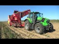 Уборка картофеля в СПК &quot;Гигант&quot;(2023): Deutz-Fahr 6215,Grimme SE 150-60,SE 260,МАЗ 5551,6501,ГАЗ-66