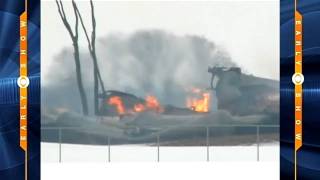 Train Explodes