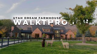 Walkthrough Of A Utah Modern Farmhouse 4K Robison Home Builders Amazing Homes