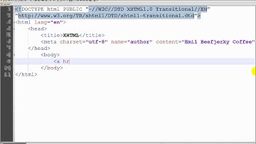 XHTML Tutorial - 22 - Sending an E-mail from the webpage