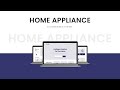 Home appliances store    uiux designing  odoo theme development  web  mobile development