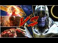 Can Abomination, Captain Marvel, Hulkbuster Defeat Thanos without infinity Gauntlet (SUPERBATTLE)