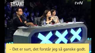Fremad fan i sydkoreansk talentshow