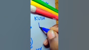 KUSH name logo #comment your name #videos #viral #tiktok #shorts @multipleartandcraft