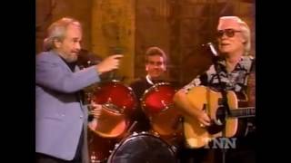 Video thumbnail of "George Jones and Merle Haggard Live (The Way I Am, Yesterday's Wine, & I Must Have Done Something)"