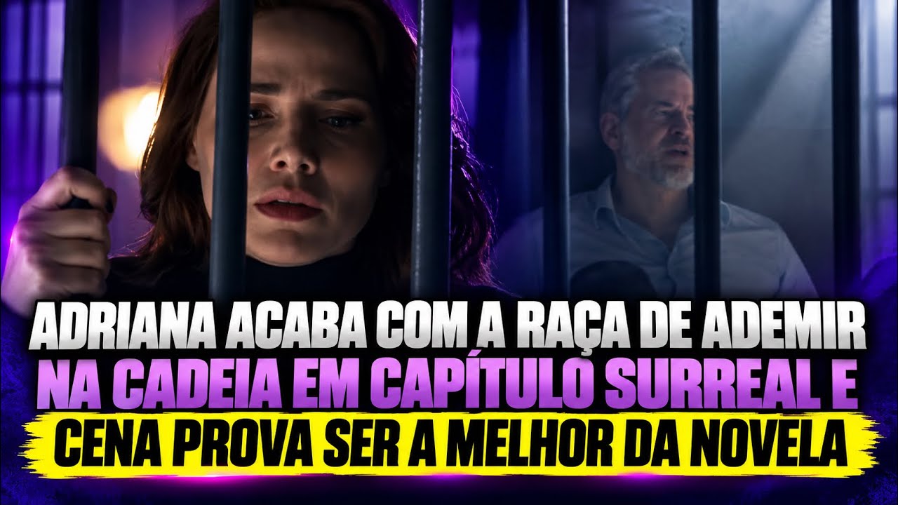 Adriana acaba com a raça de Ademir na cadeia em capítulo surreal e cena prova ser a melhor