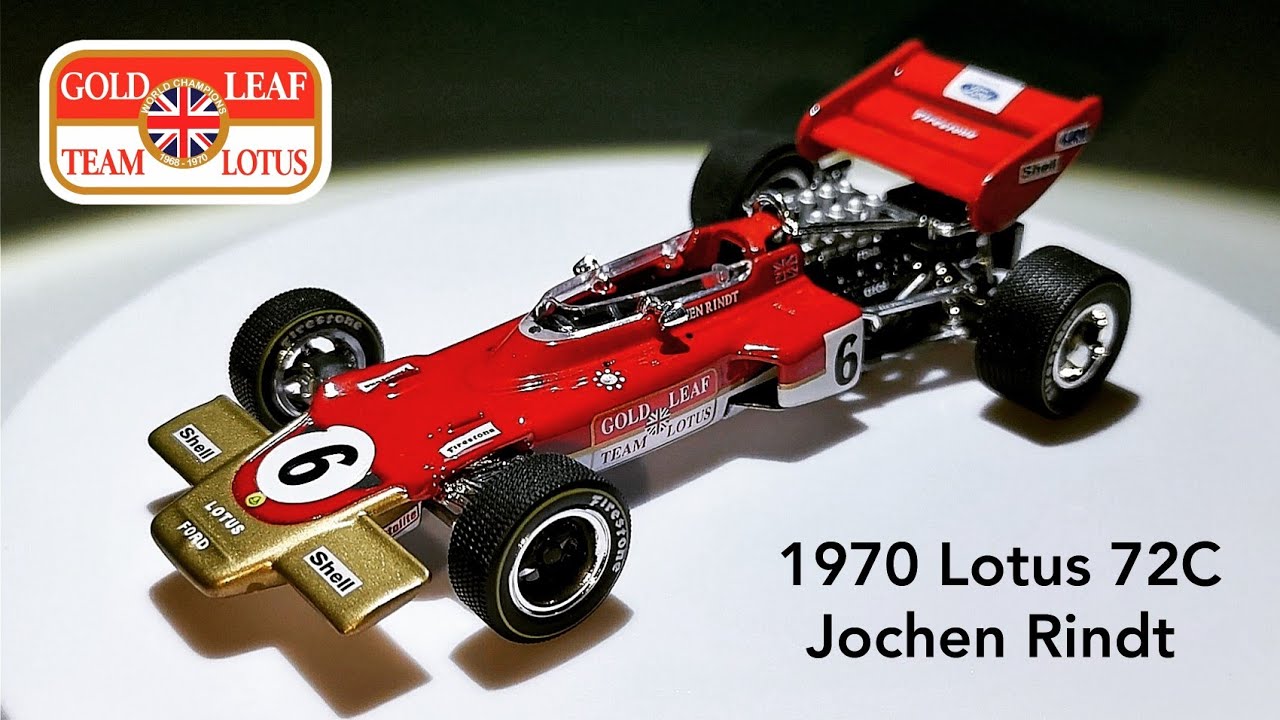 Lotus 72C F1 1970 J.Rindt escala 1/43 - YouTube