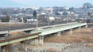 臨時快速 さよならEF55横川号 群馬八幡-安中間