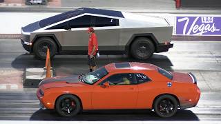 Tesla Cybertruck vs Challenger SRT