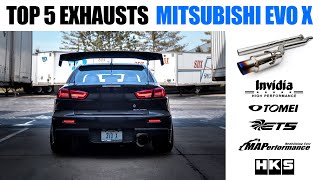 Top 5 Exhausts for Mitsubishi Evo X