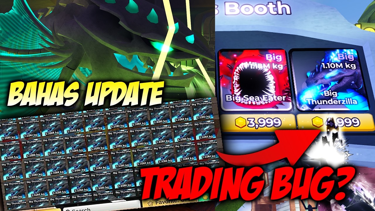 Bahas UPDATE,  CUAN GILA! TRADING BUG THUNDERZILLA dan SPOT TERBAIK SEWERS - FISH IT