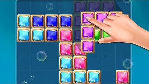 Jewels Block Puzzle (by Fires Inc) IOS Gameplay Video (HD)