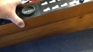 An overhead console I made for my van 46 years ago
