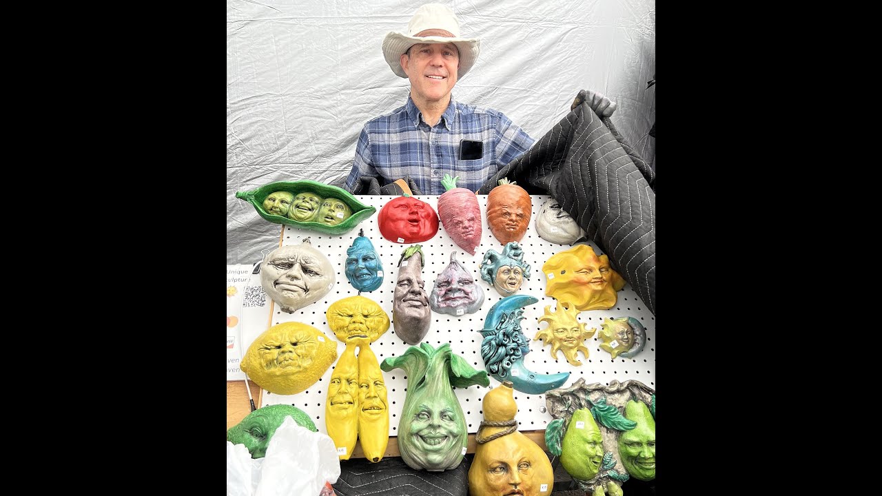 Sculpting in concrete at ClayBraven Studio