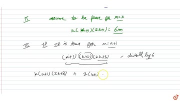 Using mathematical induction, prove the following  `n(n+1)(2n+1), n in N` is divisible by 6.