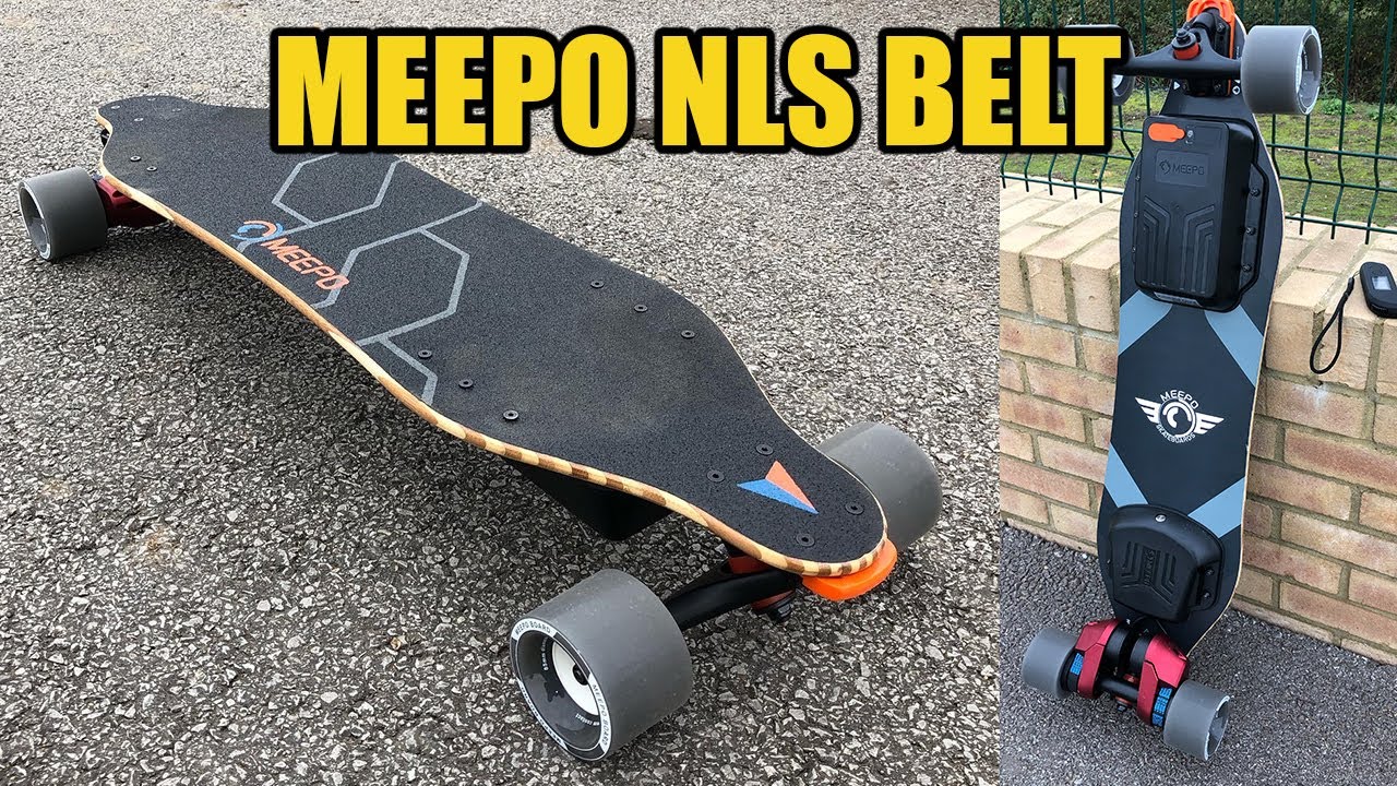 Meepo NLS BELT Budget Electric skateboard HONEST !! First Impression and  ride 