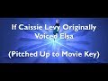 If Caissie Levy Originally Voiced Elsa (Pitched Up to Movie Key)