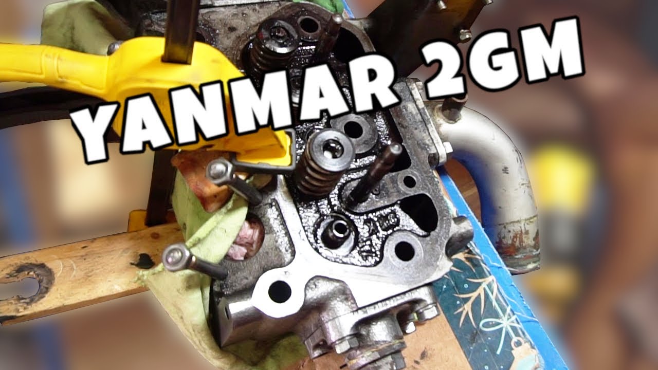 Yanmar 2GM Engine Rebuild: How to remove VALVE SPRINGS without compressor (Part 3)