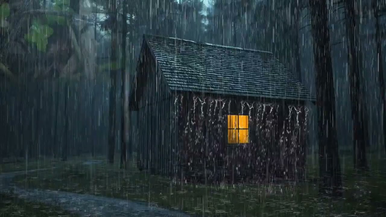 ASMR Night Rain for Deep Sleep | Relaxing Rain Sounds for Calm Mind & Focus