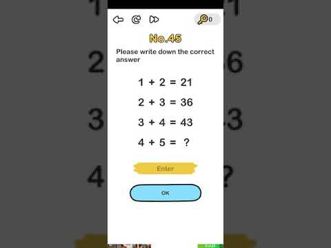 Brain Out Level 45 Please Write Down The Correct Answer Walkthrough Youtube