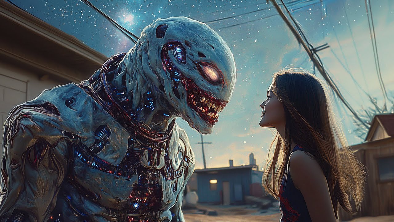 1 bilhão de alienígenas chegam à Terra, mas um se apaixona por uma mulher e lhe dá filhos!